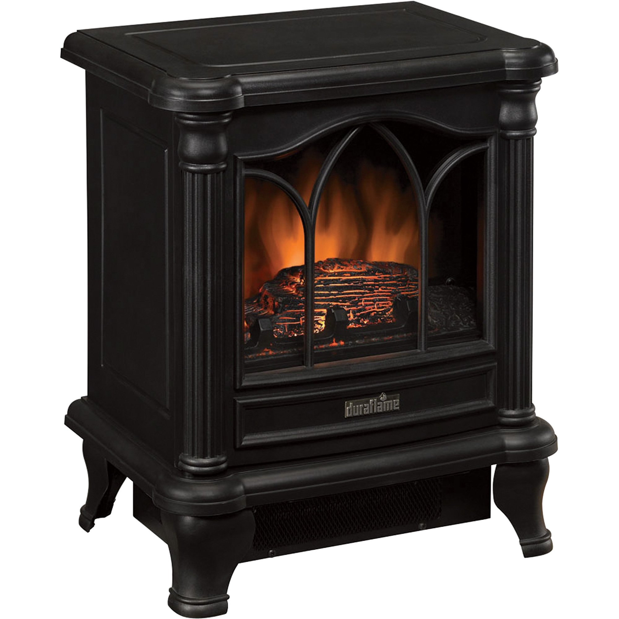 Duraflame Vent-Free Electric Heater Stove — 4600 BTU, 400 Sq. Ft. Heating Capacity, 1350 Watts, Model# DFSS450BLK